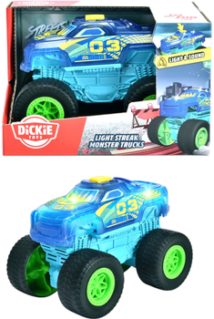 Samochód zabawkowy Dickie Toys Monster Truck Sonic ze światłem i dźwiękiem 17 cm (3762006) (4006333093999)