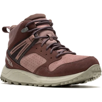 Женские ботинки для туризма Merrell Wildwood Mid LTR WP Wmn Бордовий 40 (100050982)