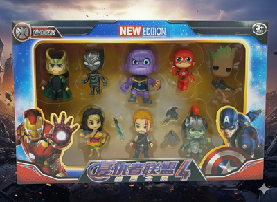 Набор фигурок Мстители Avengers Марвел Marvel фигурки героев фильма 8 штук