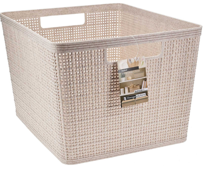 Koszyk do przechowywania Storage solutions plastikowy Beżowy 35 x 29.5 x 22 cm (8721037325752)