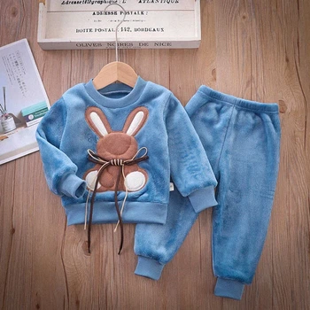 Детский костюм «Rabbit Whiskers» Голубой 104–110 см