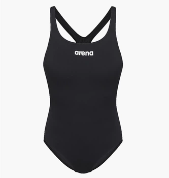 Купальник закрытый женский Arena Team Swimsuit Swim Prо 36 Чорний 005803-550