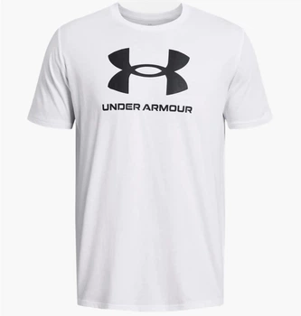 Футболка мужская Under Armour Sportstyle Logo Tshirt LG Білий 1382911-100