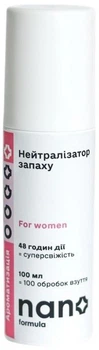 Нейтралізатор запаху для жінок Nano Formula 100 мл (4820291820462)