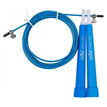 Скакалка спортивная 3 м с PVC ручками, для кроссфита Cima синий