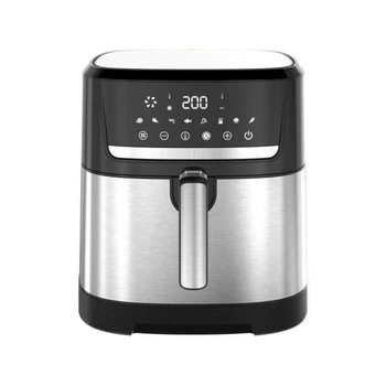Аэрогриль мультипечь на 2 тэна Rotex Up DownFry ROM-970-XXL 2000 Вт 9.5 л серебристая