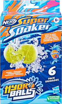Zestaw zabawkowy wodny Hasbro Balony wodne Nerf Super Soaker 6 szt. (F6393)