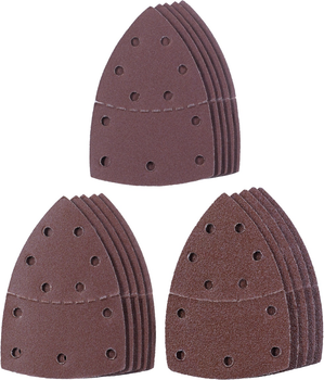 Zestaw trójkątnych arkuszy ściernych KWB Q-STICK 150x150x100 mm 15 szt. (496174)