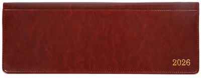 Планинг настольный датированный Leo Planner 2026 City 34х13 см 128 страниц Коричневый (252677) (5056574457103)