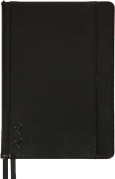 Щоденник датований Leo Planner 2026 Legacy A5 368 сторінок Чорний (252649) (5056574456823)