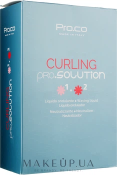 Комплекс для завивки волосся (рідина + нейтралізатор) - Pro.Co Hair Curling System 2x250ml (823170-114041)