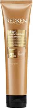 Увлажняющий термозахисний крем для сухого та ламкого волосся Redken All Soft Moisture Restore Leave-In Treatment 150ml