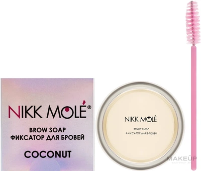 Мило-фіксатор для брів "Кокос" - Nikk Mole Brow Soap Coconut 15g (904568-95343)