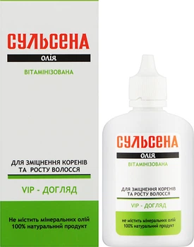 Олія вітамінізована для зміцнення коренів і зростання волосся - Сульсена 100ml (193745-28066)