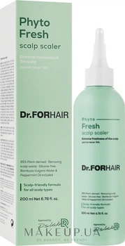 Освіжальна маска-пілінг для очищення шкіри голови - Dr.FORHAIR Phyto Fresh Scalp Scaler 200ml.