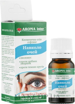 Олія-ліфтинг для шкіри навколо очей "Жожоба й троянда" - Aroma Inter 10ml (947437-91236)