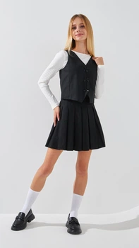 Спiдниця для дівчинки MOYABERLA H005 152 см Чорний shop (2000999161674)