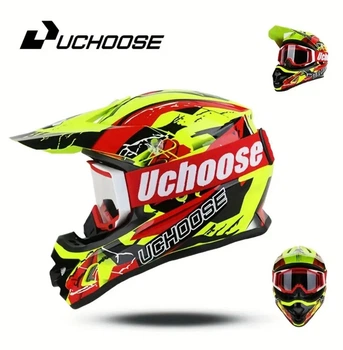 Мото шолом ендуро мото крос Uchoose Кросовий шолом Шлем M
