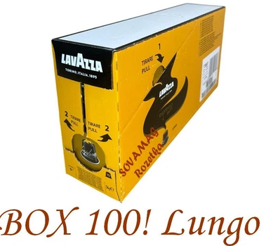Ящик кави в капсулах Nespresso Lavazza Espresso Maestro Lung100% Arabica Aluminium (10 упаковок по 10 капсул)
