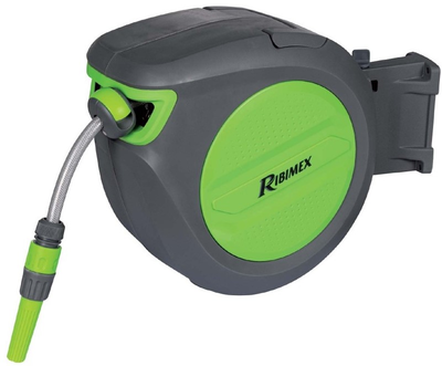 Садовий шланг RIBIMEX PCV автоматичний змотувач 20 м (3700194422462)