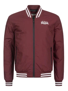 Бомбер чоловічий Lonsdale TRUSTHORPE 115037-2011 M V.Oxblood (4251522338003)