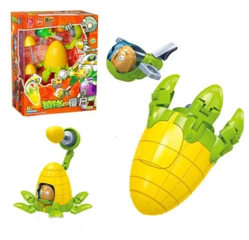Ігровий набір Plants vs Zombies Бос Кукурудза Катапульта Бойова Машина Робот - Трансформер Рослини проти зомбі