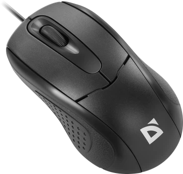 Миша DEFENDER Standard MB-580 3 кнопки, 1000 dpi, чорна