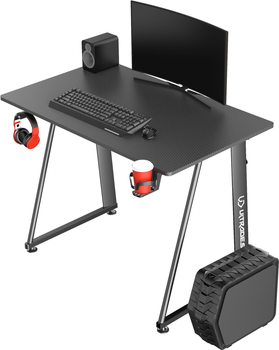 Ігровий стіл ULTRADESK Enter V2 Black (UDESK-EN-BK)