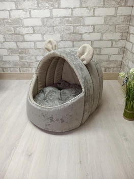 Будинок лежанка для котів та собак Animals_joy Корзина S 34*34 см (189)
