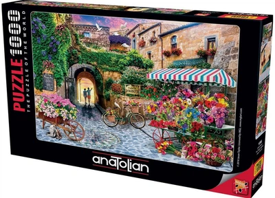 Пазл Цветочный рынок 1000 елементов Anatolian
