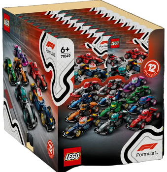 Minifigurka LEGO F1 Samochody 36 szt. pudełko (5702017916743)
