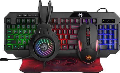 Zestaw przewodowy Marvo CM430 Black (CM430CZSK)