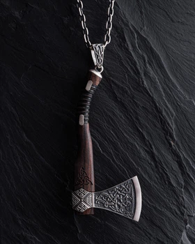 Серебряный кулон VIKING AX (кокоболо) Reytel 1193491
