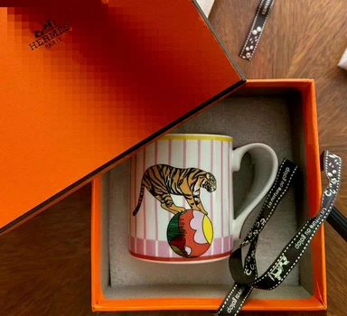 Hermes чашка кружка порцеляна