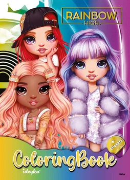 Раскраска со стикерами Ideyka The creative Rainbow 2 (LCB30)