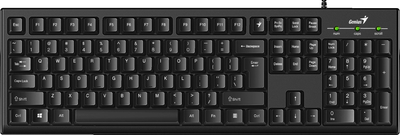Klawiatura przewodowa Genius Smart KB-100 USB Black (31300005400)