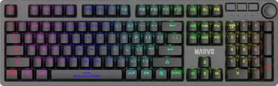 Klawiatura przewodowa Marvo KG954 Jixian Blue USB Black (KG954 EN)