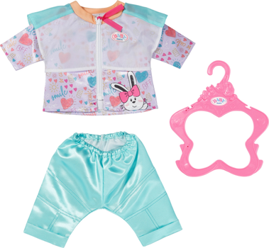 Zestaw ubrań dla lalki Baby Born Kombinezon rekreacyjny Aqua (832622)