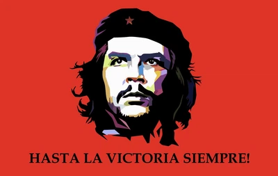 Прапор Че Гевара Hasta la victoria siempre, 90х60 см