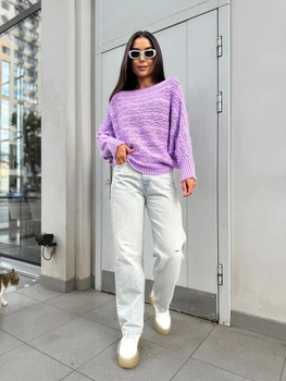 Женский джемпер Fashion 9LM_5054Lilac L Сиреневый (2000000947808)