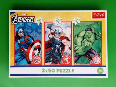 Пазли Trefl 3х (34891) 50 шт The Avengers Ваш герой