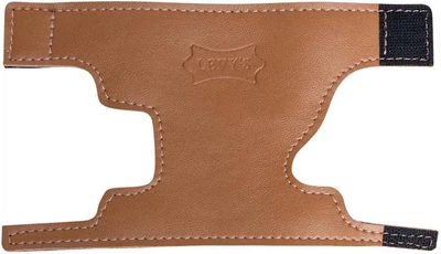 Чехол для клапанов трубы Levy's LVG1-VGNTANR Leather Valve Guard Trumpet (Vegan Tan)