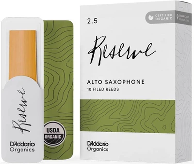 Трость для альт саксофона D'Addario Organic Reserve - Alto Sax #2.5 (1 шт)