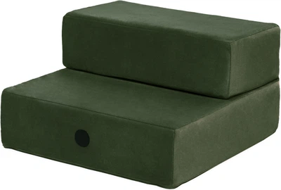 Ступеньки для собак Harley and Cho Tetris Single Green Velur M высота 15 см (3103784)