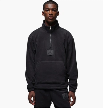 Кофта мужская Jordan Essentials Fleece Half-Zip XL Чорний FD7863-010