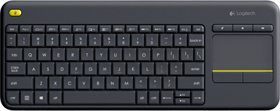 Klawiatura bezprzewodowa Logitech K400 Plus Wireless Black (920-007151)