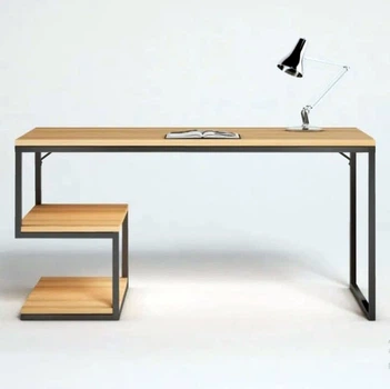 Стіл офісний/комп’ютерний у стилі Лофт каркас металевий StepLoft Comp-table-100
