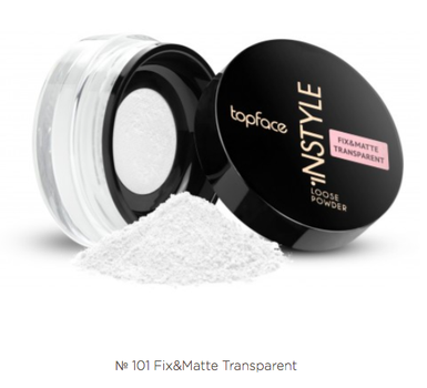 101 Пудра розсипчаста Topface Perfective Loose Powder (Fix&Matte Transparent) - PT255