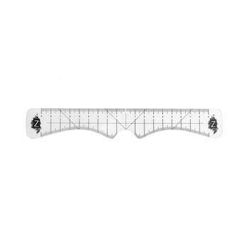 ZOLA Лінійка для розмітки брів пряма Ruler for eyebrows