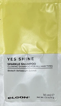 Шампунь для блиску Elgon Yes Shine Sparkle Shampoo 10 мл